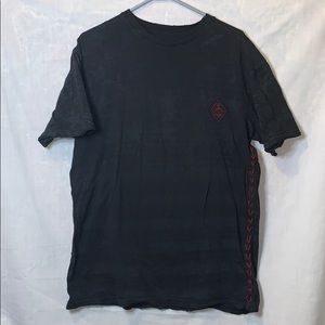 Men’s 2X Affliction T-shirt w/ unique red stitches